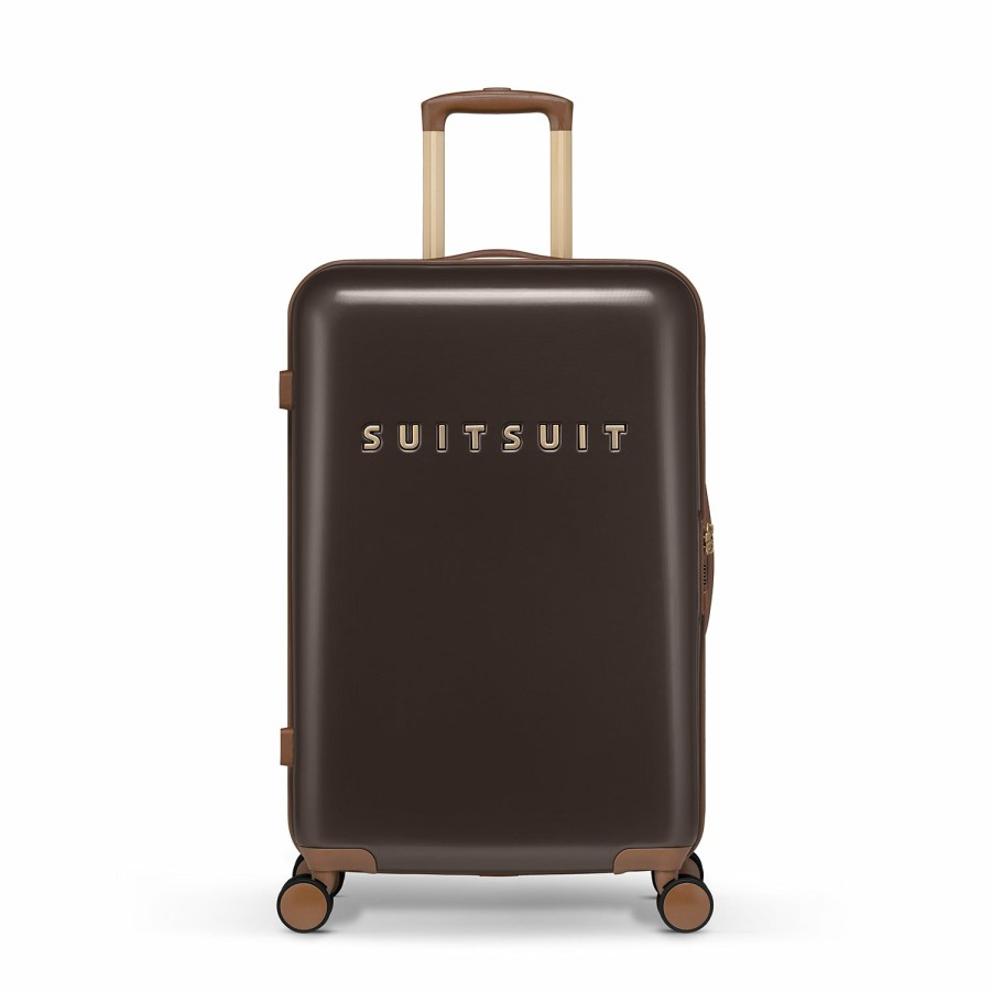 SUITSUIT Fab Seventies Classic - Espresso Black - Safe Travels Set (66 Cm) Travel Sets