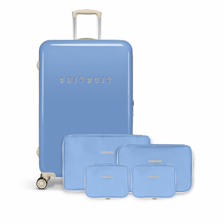 SUITSUIT Fabulous Fifties - Alaska Blue - Perfect Packing Set (76 Cm) Travel Sets