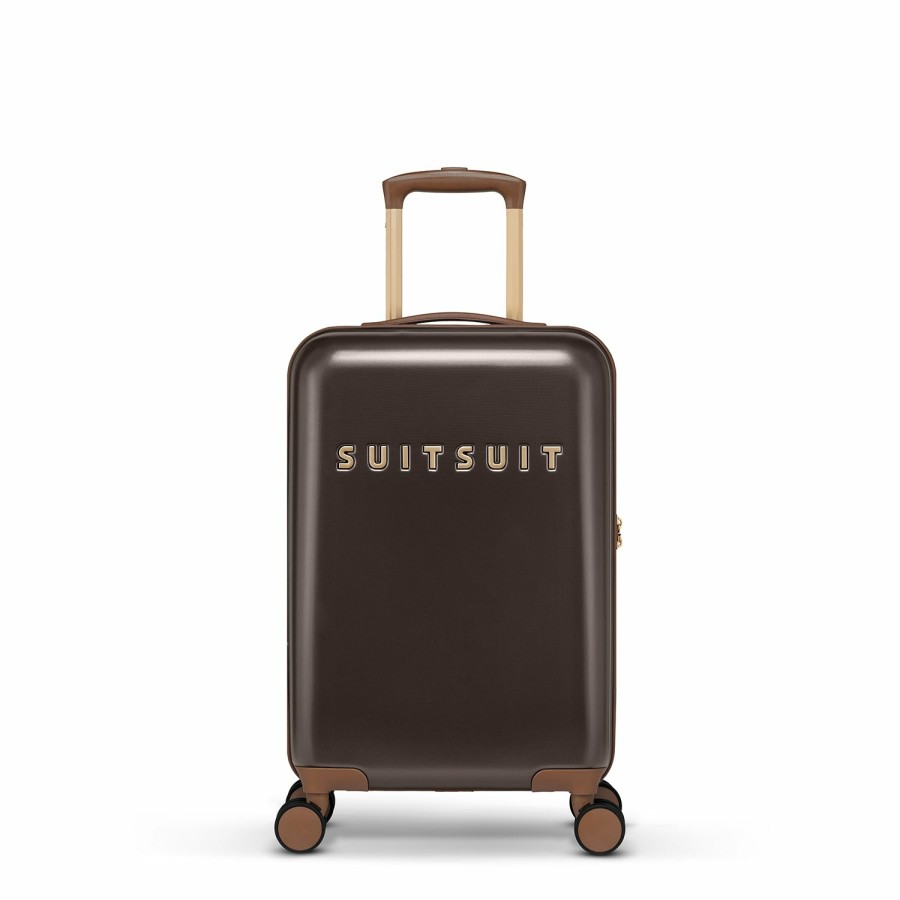 SUITSUIT Fab Seventies Classic - Espresso Black - Safe Travels Set (55 Cm) Travel Sets
